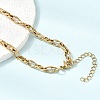 5MM 304 Stainless Steel Twisted Oval Link Chain Necklaces for Man and Women SA-CBAB767-18B-G-3