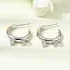Brass Enamel Stud Earrings KK-CBA8324-23P-04-1