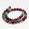 Natural Dragon Veins Agate Bead Strands X-G-K155-C-6mm-01-2