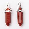 Synthetic Goldstone Pointed Pendants G-F295-03G-2