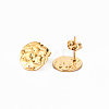 304 Stainless Steel Stud Earring Findings STAS-T052-38C-G-2