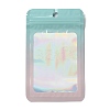 Rectangle Glitter Holographic PVC Resealable Packaging Bags LS-ABAG-P011-01D-01-1