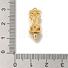 Brass Micro Pave Cubic Zirconia Box Clasps KK-H480-09G-3