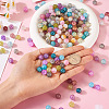  240Pcs 12 Colors Crackle Glass Beads CCG-TA0002-03-6