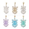 Angel Glass Pendants Decorations HJEW-MZ00006-1