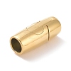 Ion Plating(IP) 304 Stainless Steel Magnetic Clasps with Glue-in Ends STAS-G276-31G-2