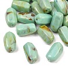 Two Tone Opaque Acrylic Imitation Gemstone Beads OACR-T033-02-1