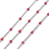 304 Stainless Steel Enamel Curb Chains CHS-P013-01P-04-1