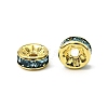 Brass Rhinestone Spacer Beads RB-A014-Z6mm-03G-3
