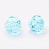 Faceted Bicone Imitation Crystallized Crystal Glass Beads X-G22QS052-2