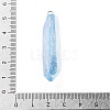 Electroplated Natural Quartz Pendants G-P315-B01-10P-3