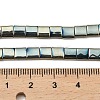 Electroplated Non-magnetic Synthetic Hematite Beads Strands G-G089-B02-18-4