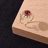 Natural Red Agate Finger Ring for Girl Women X1-RJEW-TA00012-2-2