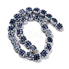 Handmade Blue and White Porcelain Beads Strands PORC-I027-15B-2