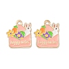 Easter Alloy Enamel Pendants ENAM-I055-01KCG-04-1