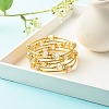 Bling Glass Beaded Wrap Bracelet BJEW-JB07746-04-2