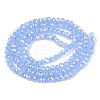 Electroplate Glass Beads Strands EGLA-A044-J2mm-B03-3