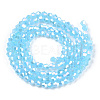 Imitation Jade Electroplate Glass Beads Strands EGLA-A039-J2mm-B03-3