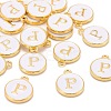 Golden Plated Alloy Charms X-ENAM-S118-01P-4