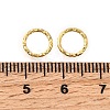 Brass Soldered Closed Rings KK-B147-05B-G-3