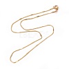 304 Stainless Steel Snake Chain Necklaces NJEW-F265-B-G-1