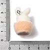Easter Opaque Resin Pendants RESI-F062-03C-3