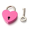Alloy Padlock Mini Lock with Key AJEW-WH0171-19C-1