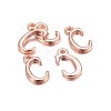 Rose Gold Plated Alloy Letter Pendants LS-X-PALLOY-J718-01RG-C-2