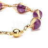 Natural Gemstone Beaded Bracelets Set for Men Women BJEW-TA00012-11