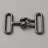 Alloy Snap Lock Clasps PALLOY-WH0107-01A-B-1