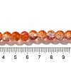 Crackle Glass Beads Strands CCG-C002-8mm-05-4