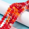 Natural Banded Agate/Striped Agate Beads Strands G-E605-A02-01E-2
