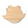 Single Face Printed Wood Big Pendants WOOD-I010-08B-2