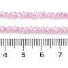 Baking Electroplate Glass Beads Strands X-DGLA-A039-J2MM-B16-4