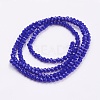 Faceted Imitation Jade Glass Beads Strands X-GLAA-R135-2mm-27-2