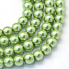 Baking Paint Glass Pearl Bead Strands HY-Q003-3mm-26-1