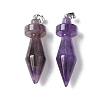 Natural Amethyst Pendants G-C187-03D-1