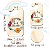 Wood Baby Closet Size Dividers AJEW-WH0353-014-2