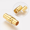 Brass Locking Tube Magnetic Clasps LS-MC078-G-2