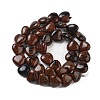 Natural Mahogany Obsidian Beads Strands G-B022-25C-4