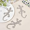 Self Adhesive Glitter Rhinestone Sticker DIY-FG0001-34-6