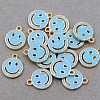 Alloy Enamel Pendants PALLOY-CJC0008-04E-1