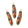 Alloy Enamel Pendants FIND-G078-34G-07-1