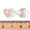 Handmade Foil Glass Beads FOIL-N029-09A-8