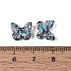 Picasso Transparent Glass Beads SEED-N012-06F-3