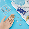 SUNNYCLUE 30Pcs 3 Styles Alloy Connector Charms with Crystal Rhinestone FIND-SC0007-89-3