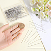 200Pcs Brass Flat Head Pins KK-SC0005-26A-3