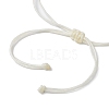 Natural Shell & Polymer Clay 3D Flower Link Bracelet BJEW-JB09816-4