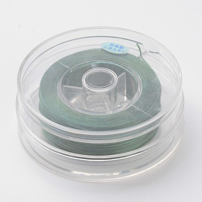 Japanese Eco-Friendly Dyed Flat Elastic Crystal String EW-F005-0.6mm-10-1