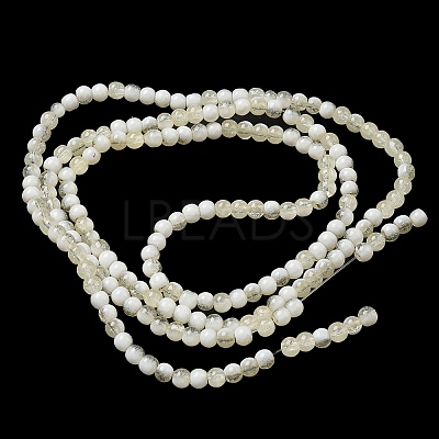 Crackle Glass Beads Strands GLAA-U001-4mm-11-1
